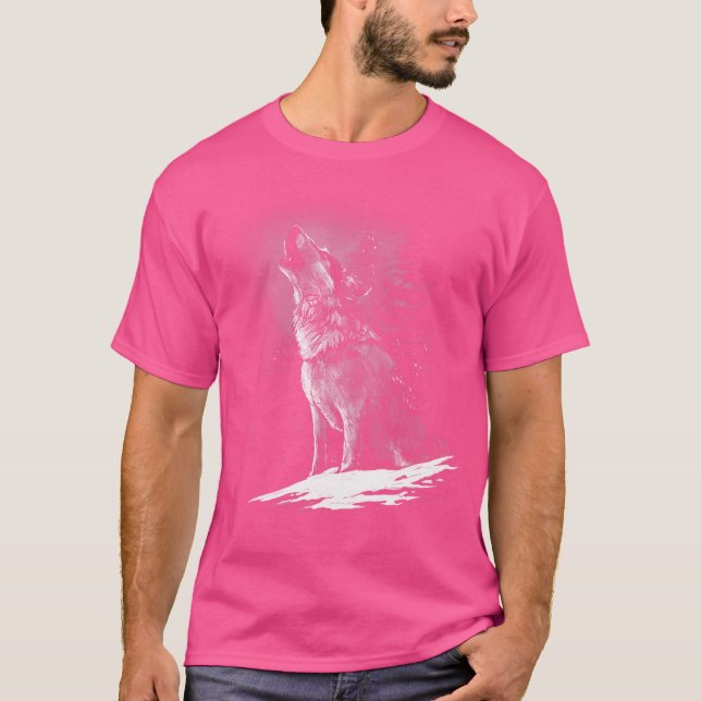 Camiseta Vida Selvagem da Floresta de Lua Icy Moon, Terra d (Frente)