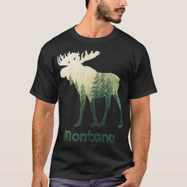 Camiseta Vida Selvagem De Caçadores De Árvores De Mata De M (Frente)