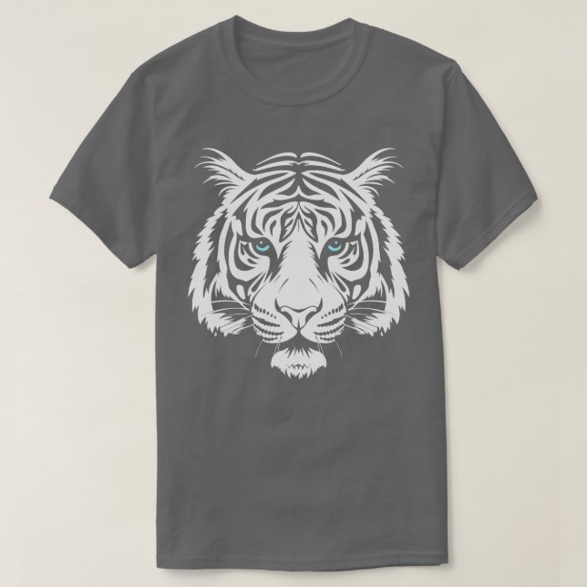 Camiseta Vida Selvagem de Gatos Brancos Siberianos (Frente do Design)