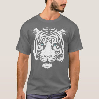 Camiseta Vida Selvagem de Gatos Brancos Siberianos