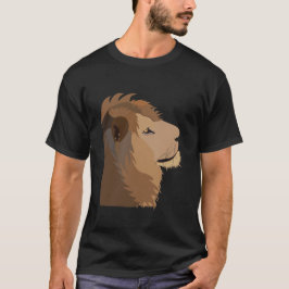 Camiseta Vida Selvagem de Leão Animal