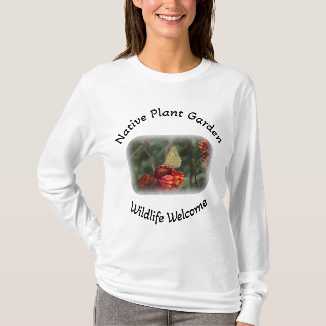 Camiseta Vida selvagem de plantas nativas bem-vinda (Frente)