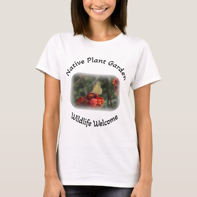 Camiseta Vida selvagem de plantas nativas bem-vinda (Frente)
