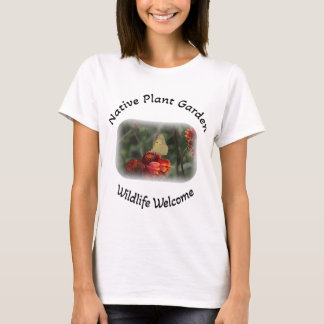 Camiseta Vida selvagem de plantas nativas bem-vinda