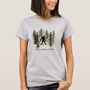 Camiseta Vida Selvagem do Noroeste do Pacífico Grande Pé Sa