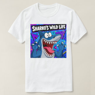 Camiseta VIDA SELVAGEM DO SHARKO | Desenho Retro dos Anos 9