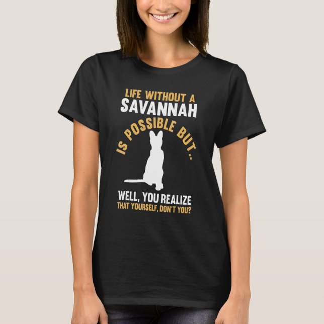 Camiseta Vida sem Savannah (Frente)