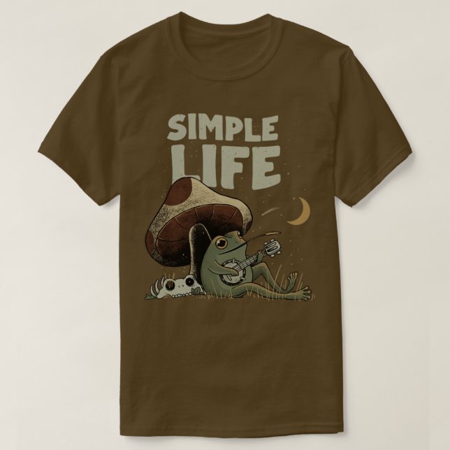 Camiseta Vida Simples (Frente do Design)