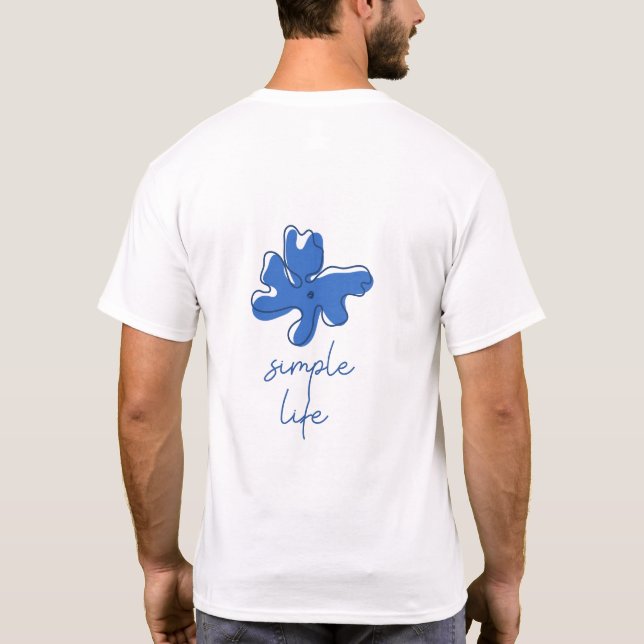 Camiseta Vida Simples Minimalismo (Verso)