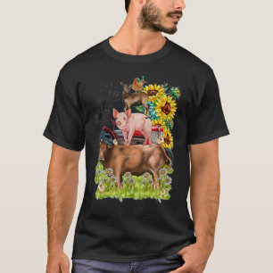 Camiseta Vida Sobre O Balanceamento Da Fazenda Animal