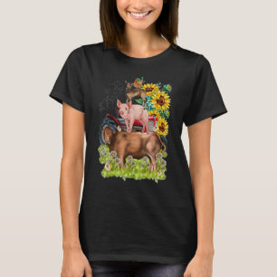 Camiseta Vida Sobre O Balanceamento Da Fazenda Animal