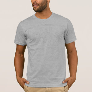 Camiseta vida T cabido preto e branco de Choda 4 do cWo