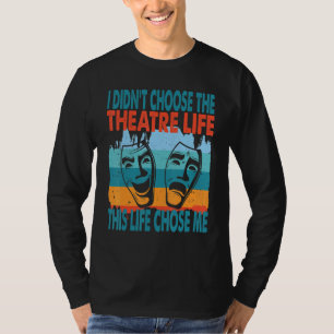 Camiseta Vida Teatral Ator Atriz Teatro Dramático