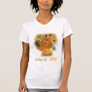 Camiseta Vida tranquila - Vase com doze girassóis, van Gogh