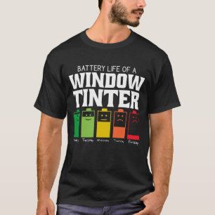 Camiseta Vida Útil da Pintura de Janela