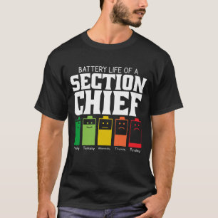 Camiseta Vida Útil de um Chefe de Seção 