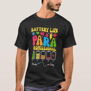 Camiseta Vida Útil de um Professor Auxiliar Paraprofissiona