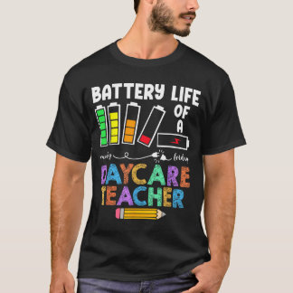 Camiseta Vida Útil De Um Professor De Escola De Educação In