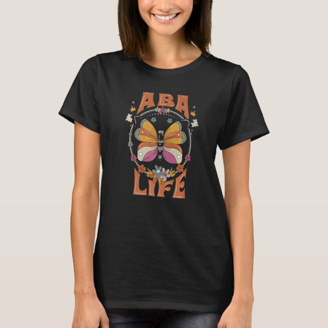 Camiseta Vida Útil do ABA para Terapistas e Técnicos de Com (Frente)