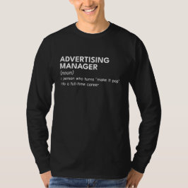 Camiseta Vida útil do Marketing Manager - Versão engraçada