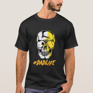 Camiseta Vida útil do pai Crânio para Futebol Softball