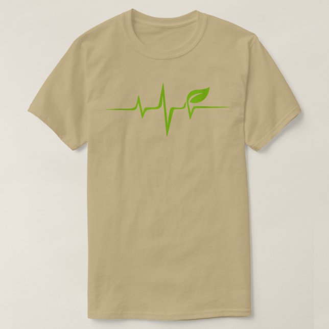 Camiseta Vida vegetariana (Frente do Design)