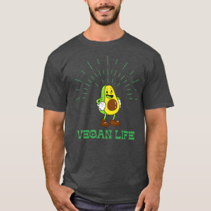 Camiseta Vida vegetariana legal do Avocado