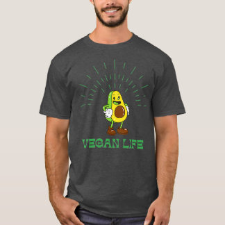 Camiseta Vida vegetariana legal do Avocado
