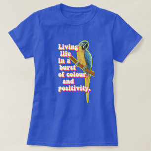 Camiseta Vida viva - Arara Poli Baixa