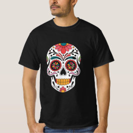 Camiseta Vida y Muerte" - Coleção de Crânios do Açúcar