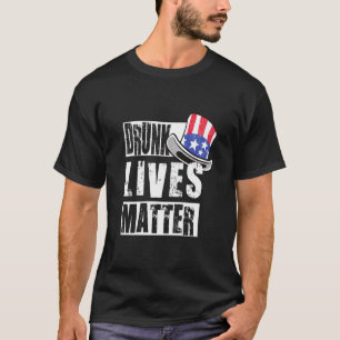 Camiseta Vidas Embriagadas Importam Engraçado 4 de Julho co