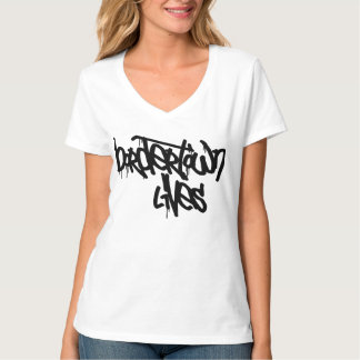 Camiseta vidas na cidade da fronteira
