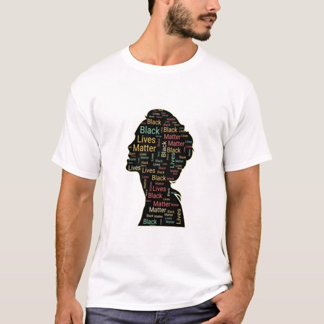 Camiseta Vidas Negras Importam - Forma (Frente)