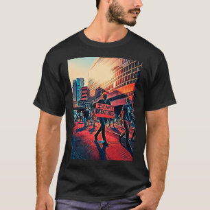 Camiseta Vidas Negras Importam - Sem Justiça Sem Paz - VNI