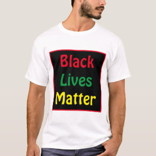 Camiseta Vidas Negras Importam Texto Negrito
