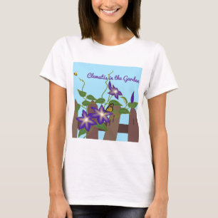 Camiseta Videira Clematis no Jardim