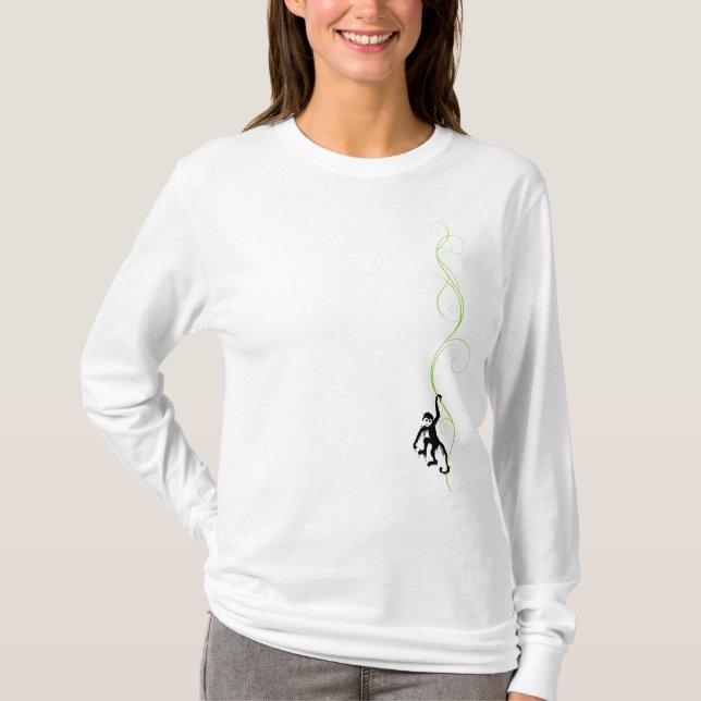 Camiseta videira-macaco (Frente)