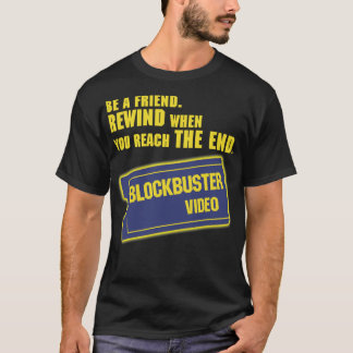 Camiseta Vídeo Blockbuster Merchandise Clássico T-Shirt