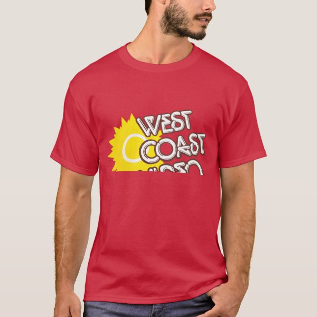 Camiseta Vídeo da Costa Oeste retrô (Frente)
