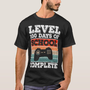Camiseta Vídeo de Meninos Jogadores com 100 Dias de Escola