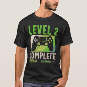 Camiseta Vídeo de segundo aniversário de carregamento ní