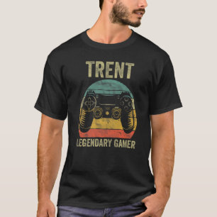 Camiseta Vídeo de Trent Name do Jogador Legendário Personal