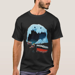 Camiseta Vídeo engraçado de jogador de Titanic Rms navio de