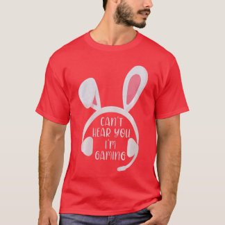 Camiseta Vídeo Engraçado de Jogo de Video Game Páscoa Gamer