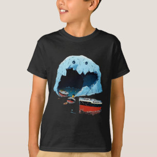 Camiseta Vídeo engraçado de Titanic para jogadores Rms navi