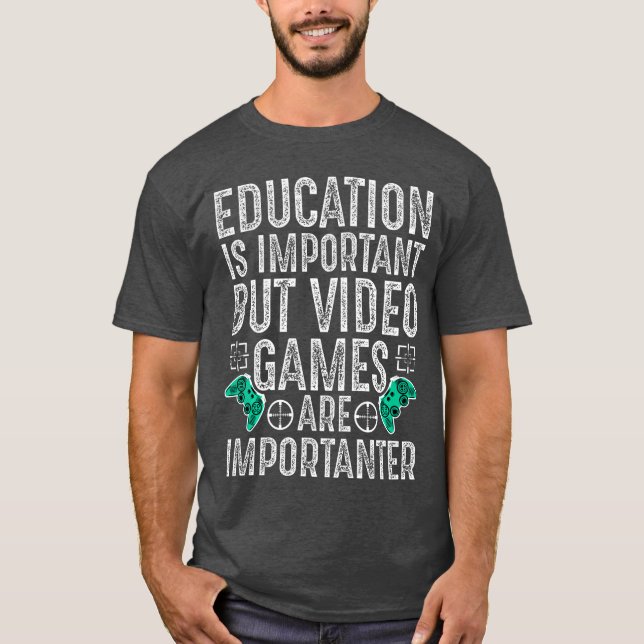 Camiseta Vídeo Engraçado de Videogames Geeks de Jogos Menin (Frente)