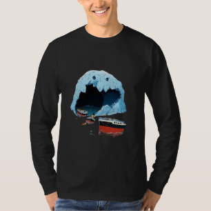 Camiseta Vídeo engraçado do Titanic para jogador de videoga