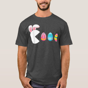 Camiseta Video Game Bunny Eggs Easter Gamer Kids Boy Men Ga
