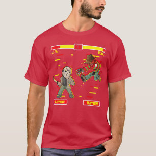 Camiseta Vídeo Game de Filme de Terror Fantasia de Hallowee