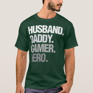 Camiseta Video Game Lover Gaming Game Husband Daddy Gamer H